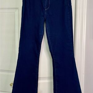 Paige Women's Blue Flared Jeans